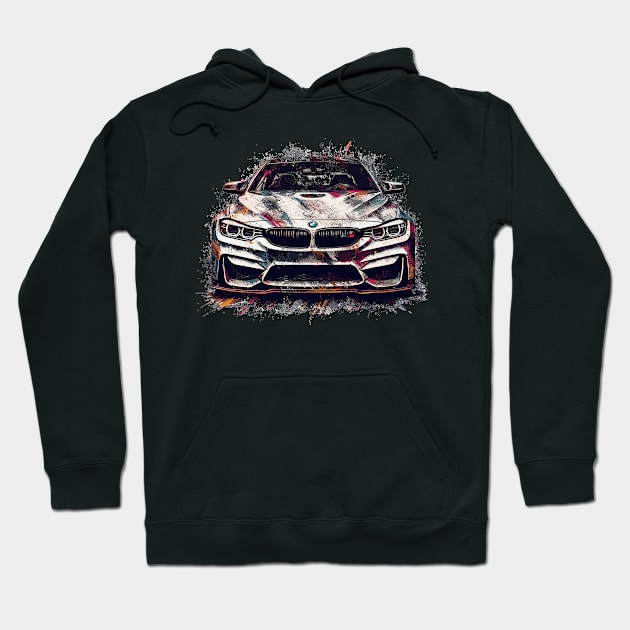 BMW M4 Hoodie by Vehicles-Art